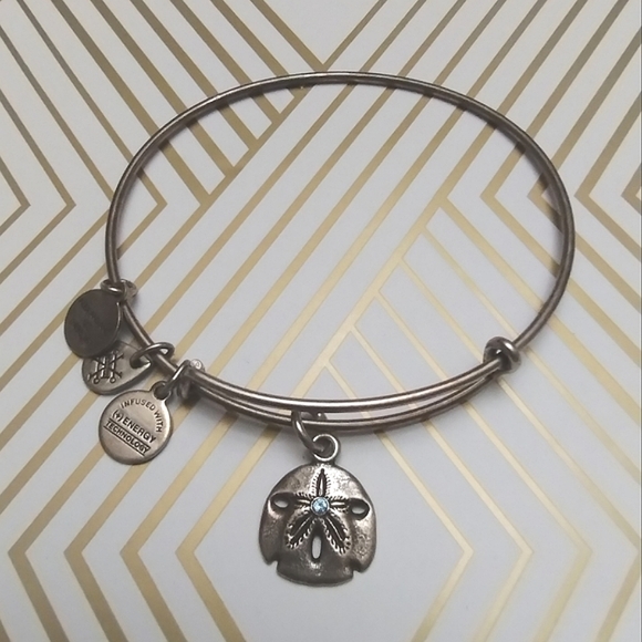 Alex and Ani Sand Dollar Charm Bracelet - Picture 5 of 7